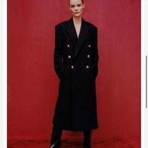 Zara luxury oversized wool coat bloggers fav